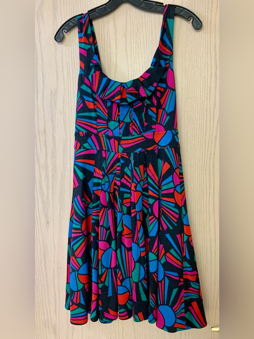 Marc by Marc Jacobs Colorful Geometric Fit-and-Flare Dress
